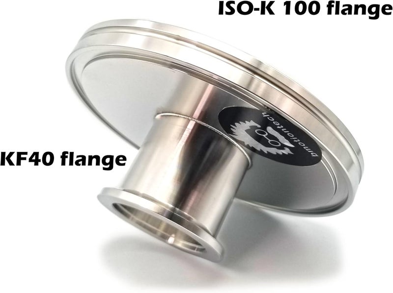 BROWNIAN MOTION TECHNOLOGY ISO 100 ISO-K 100 flange to KF40 NW40 flange straight reducer converter adapter - Image 3